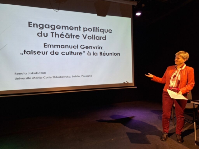 Présentation par Renata Jakubczuk à Lodz