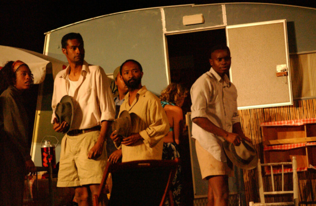 Héva (C.Annibal), Mario (D.Iva), Just (J.-L. Trulès), Bélot (T.Bluker) Photo R.Ravon