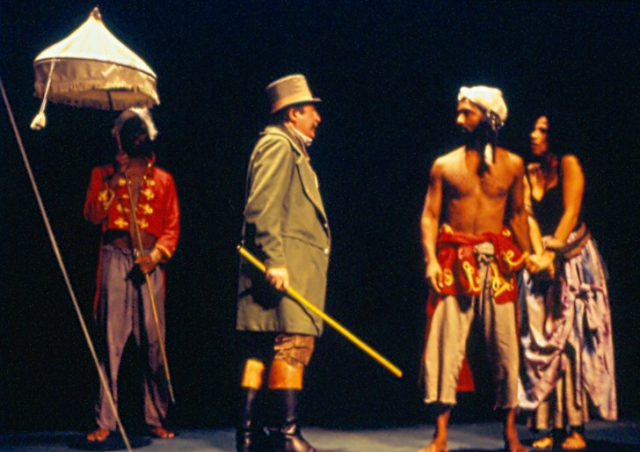 Le domestique (J.Amémoutou), Autard (M. Vivier), Figaro (J.-L.Trulès), Laya (R.Pothin) – Photo E. Cambou