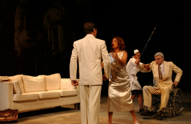 Teck (P.Pongérard), Elisabeth (R. Pothin), Rézéda (D. Perrine), Monsieur Roger ((S.Biavan) – Photo R.Ravon