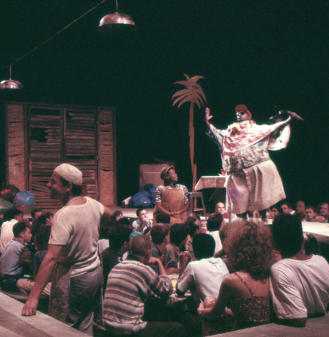 Rougail (E.Genvrin), Marcelle (D.Perrine), Ubu (S.Daffreville)- Photo B.Lucas