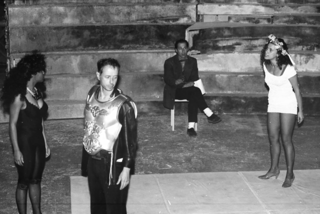 Répétition du mystère de sainte Espérance (D.Perrine, P.-L.Rivière, R.Castonguay, R.Pothin), – Photo Th.Hoareau