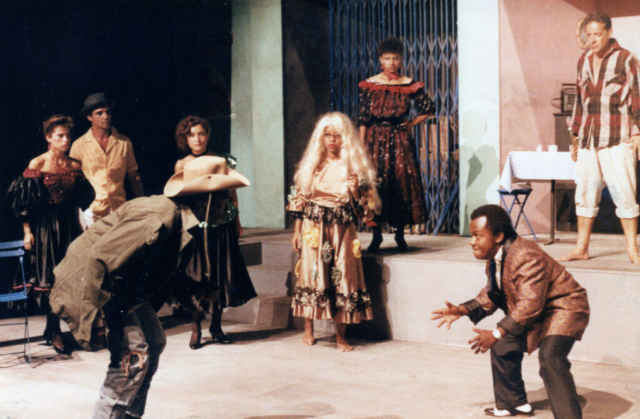 Suzy (R.Pothin), Moïse (D.Carrère), Garson (S.Dafreville), Rita (N.Leichnig), La Reine (D.Perrine), Janet (N.Angama), Joni (A.Dormeuil)