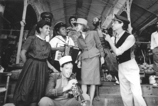 Au Grand Marché. N.Angama, A.Dormeuil, E.Genvrin, R.Pothin, N.Leichnig, J.-L.Trulès, P.-L.Rivière- Photo B.Antoir