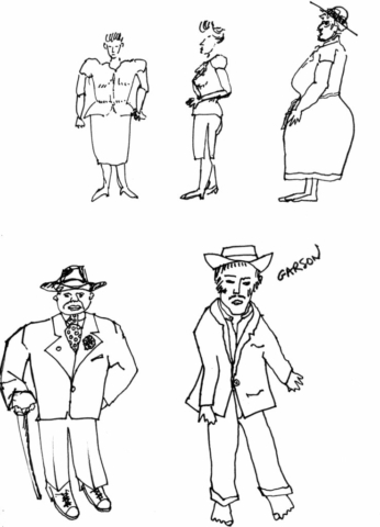 Croquis de P.-L.Rivière