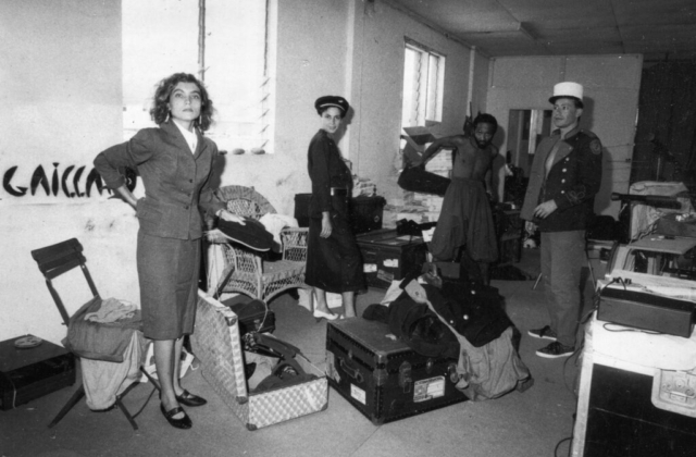 Sur le départ, bureaux du Grand Marché. N.Leichnig, R.Pothin, J.-L.Trulès, E.Genvrin – Photo E.Genvrin