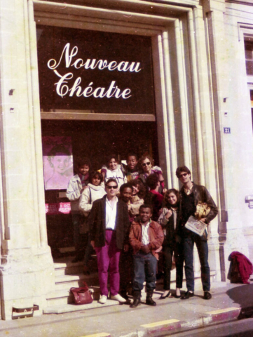 La troupe à Chatellerault en 1984 – Photo E.Genvrin