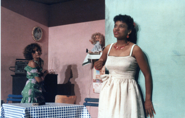 Les tantines Rita (N.Leichnig) et Janet (N.Angama) – Photo D.Blanc
