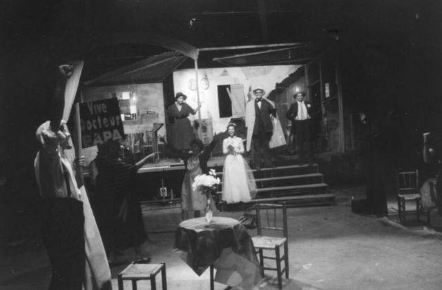 Mariage. Paola (D.Perrine), Madeleine (R.Pothin), Dr Papa (D.Carrère), Lepervenche (B.Gonthier) – Photo B.Lucas