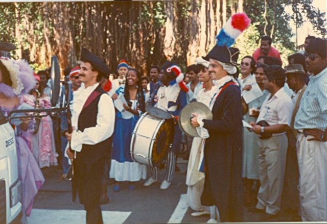 Défilé à Port-Louis (Maurice) – Photo E.Genvrin