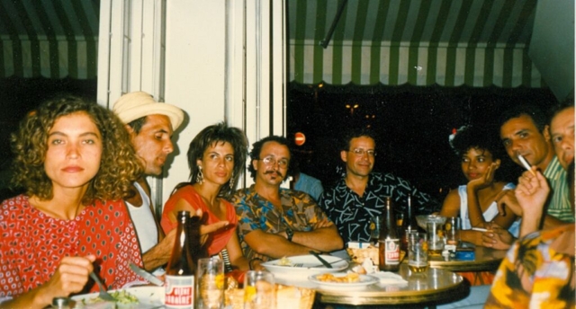 Tournée aux Antilles. N.Leichnig, Bagèt, R.Pothin, J.-M.Florimond, E.Genvrin, N.Angama, D.Carrère, P.-L.Rivière – Photo E.Genvrin