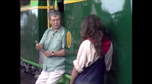 Paul.Vergès, itv RFO à la Grande Chaloupe (1990) – Photo DR