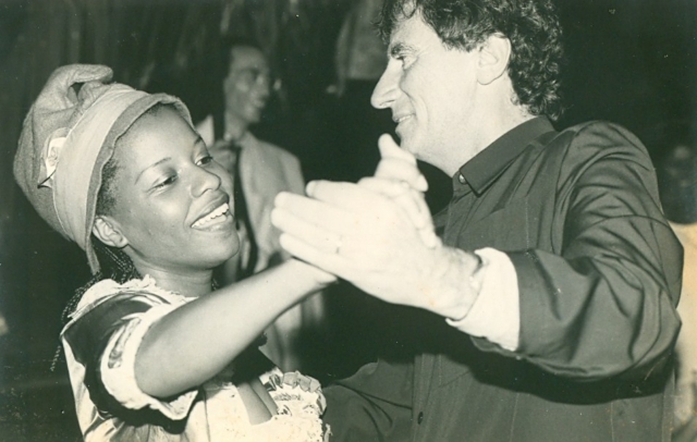 D.Perrine et Jack Lang à la Fête des Lumières – Photo B.Harrang