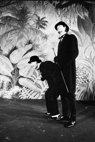 Les deux frères. Argus (E.Genvrin), Herman (O.Mayolle) – Photo B.Antoir