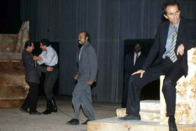 Honorius (R.Castongay), Boucort (J.-P.Boucher), Albon (M.Noorah), Karane (Ch.Wattara),Chabannes (L.Thériault)