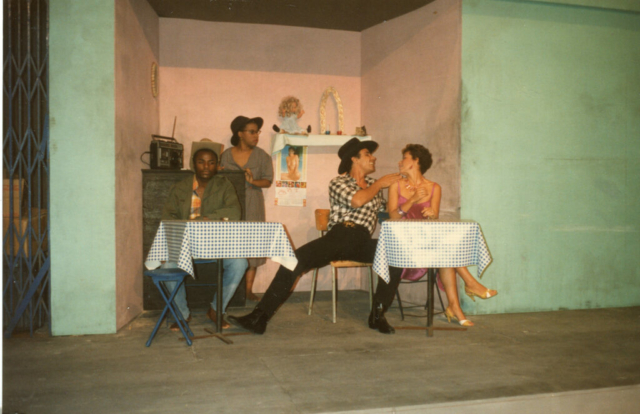 Garson (S.Dafreville), La Reine (D.Perrine), Moïse (D.Carrère), Suzy (R.Pothin) – Photo D.Blanc- Photo D.Blanc