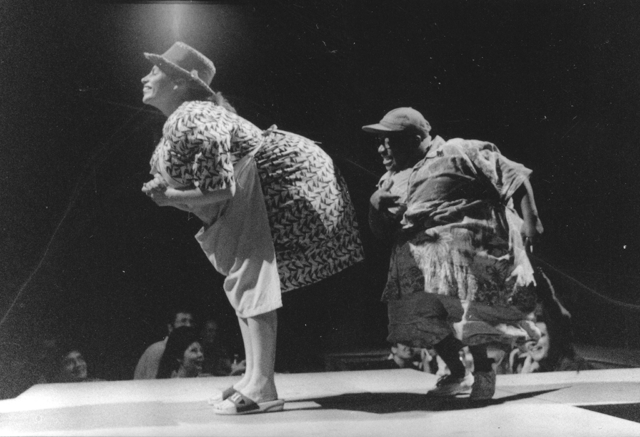 Marcelle (R.Pothin), Ubu (A.Dormeuiil) – Photo M.Magueresse