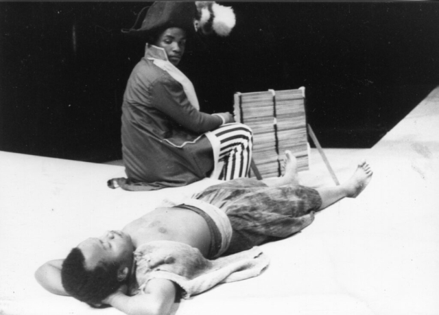 Achille (A.Dormeuil), Zaïre (S.Dafreville) – Photo B.Antoir