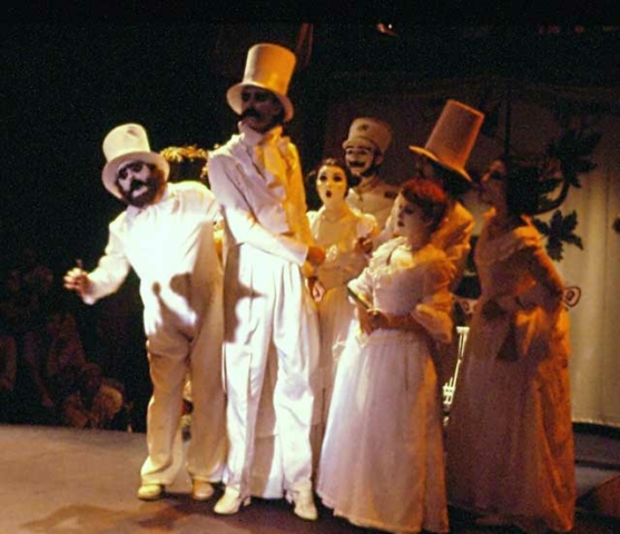 Grossard (S.Treilles), Prosper (O.Mayolle), Flore (F.Cheynet), Colonel (F.Poupon), Clarisse Colon (J.Grondin)