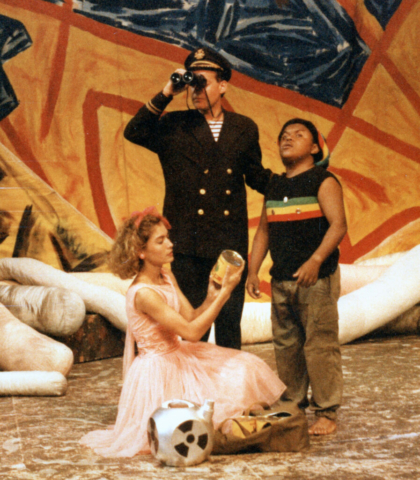 Ariane (N.Leichnig), capt Raider (E.Genvrin), Nelson (A.Dormeul) – Photo B.Antoir