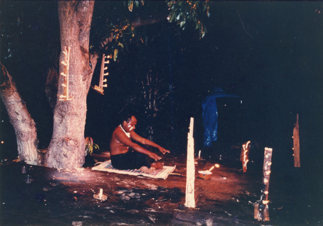 Mako (A.Dormeuil), Villèle 1988 – Photo B.Lucas