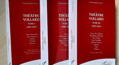 Couverture 3 volumes Théâtre Vollard