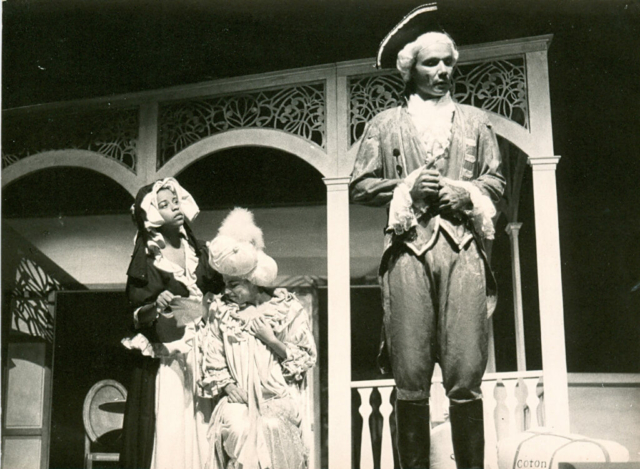 Coraline (D.Perrine), Mme de St Fremont (R.Pothin), M.de St Frémont (D.Carrère) – Photo B.Antoir