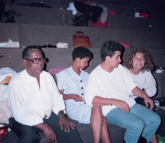 Maxime Laope, Nicole Angama, Gilles Lauret, Nicole Leichnig – Photo E.Genvrin