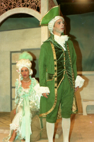 Mme de St Fremont (R.Pothin), son frère Olivier (P.-L.Rivière) – Photo B.Antoir