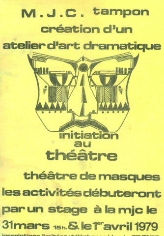 Affichette du club théâtre