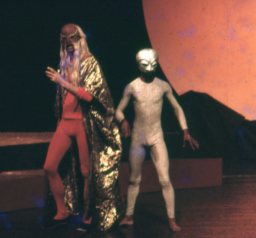 Prospero (O.Mayolle, Ariel (J.-L.Trulès) – Photo O.Mayolle