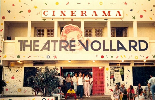 La façade décorée au pochoir par L.Segelstein