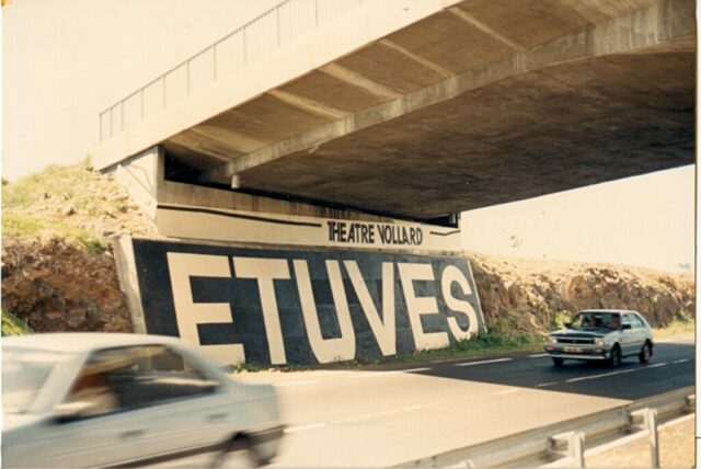 Le pont de La Possession comme support publicitaire