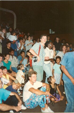 Le public de Dékadèr au Cinérama (1989)
