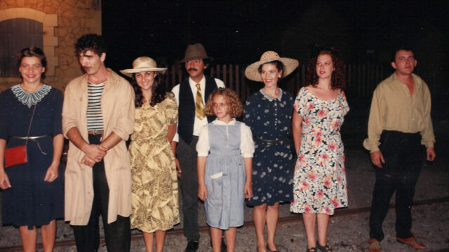 I.Brousse, E.Cambou, G.Darroux, Th Bertile, Carrère, T.Zuchetti, S.Dirig, J.-P.Boucher, saluts Lepervenche 1990