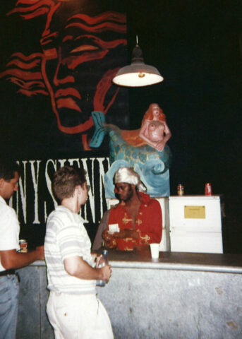 Jean Amemoutou, stand Baudelaire au Paradis (Jeumon 1998)