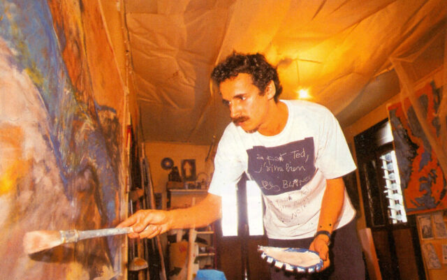 L.Segelstein, peintre à La Possession 1988