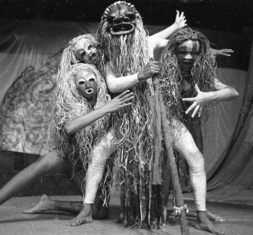 Théâtre Vollard Eshu (Jean‑LucTrulès), and the goddesses,Tempête from Shakespeare and Césaire (1980)